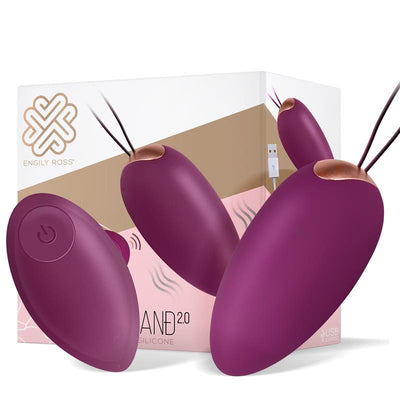 Engily Ross Garland 2.0 Liquid Silicone Vibrating Egg With Remote Control - Loveangels