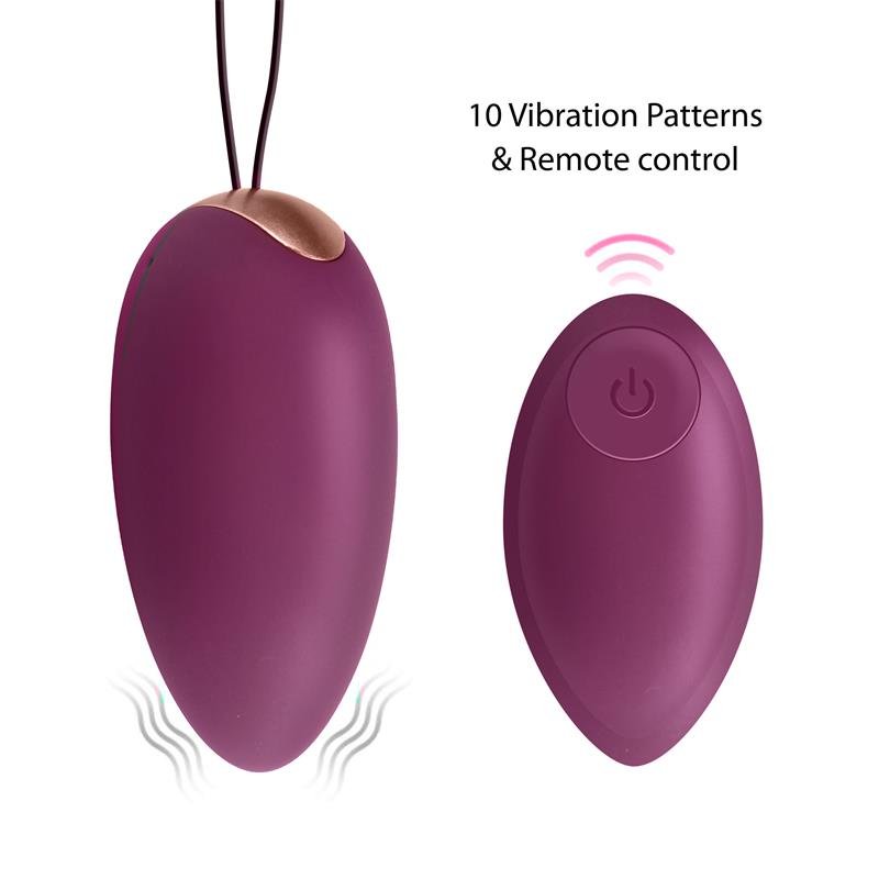 Engily Ross Garland 2.0 Liquid Silicone Vibrating Egg With Remote Control - Loveangels