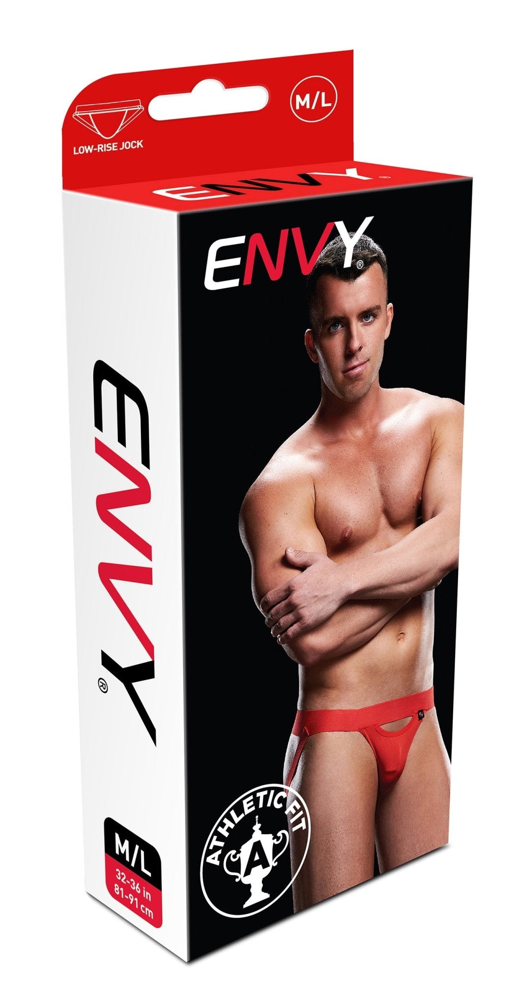 Envy Low - Rise Red Jock M/L - Loveangels