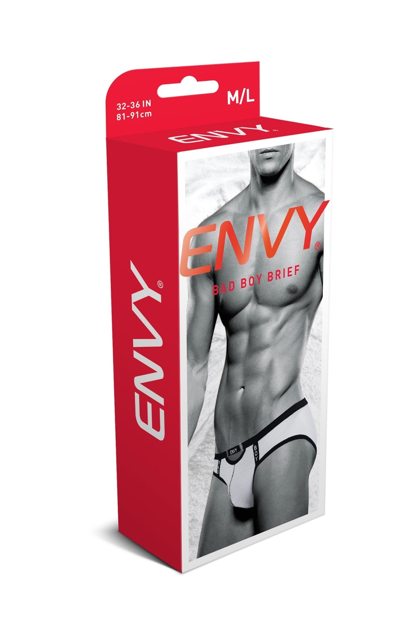Envy Menswear Bad Boy Brief White M/L - Loveangels