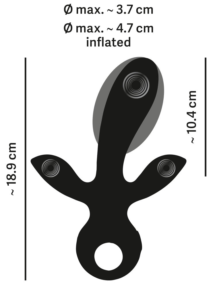 Eternal Inflatable Triple Vibrator - Loveangels