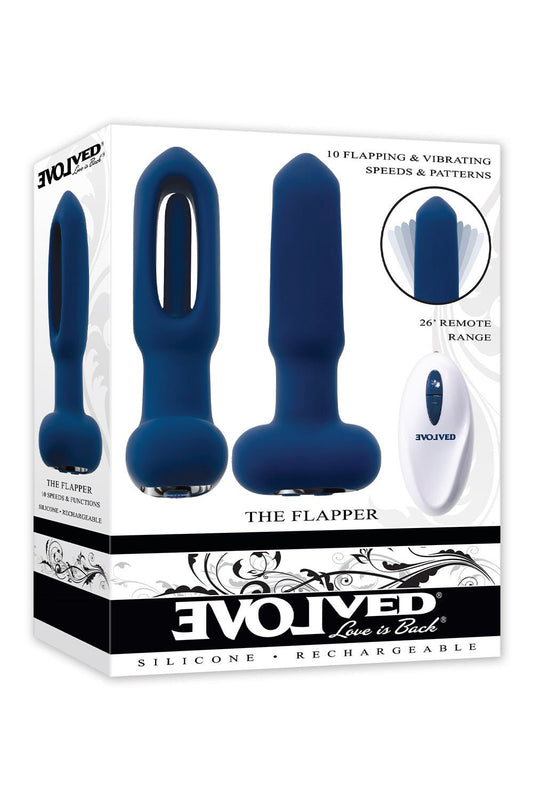 Evolved The Flapper Vibrating Anal Plug - Loveangels