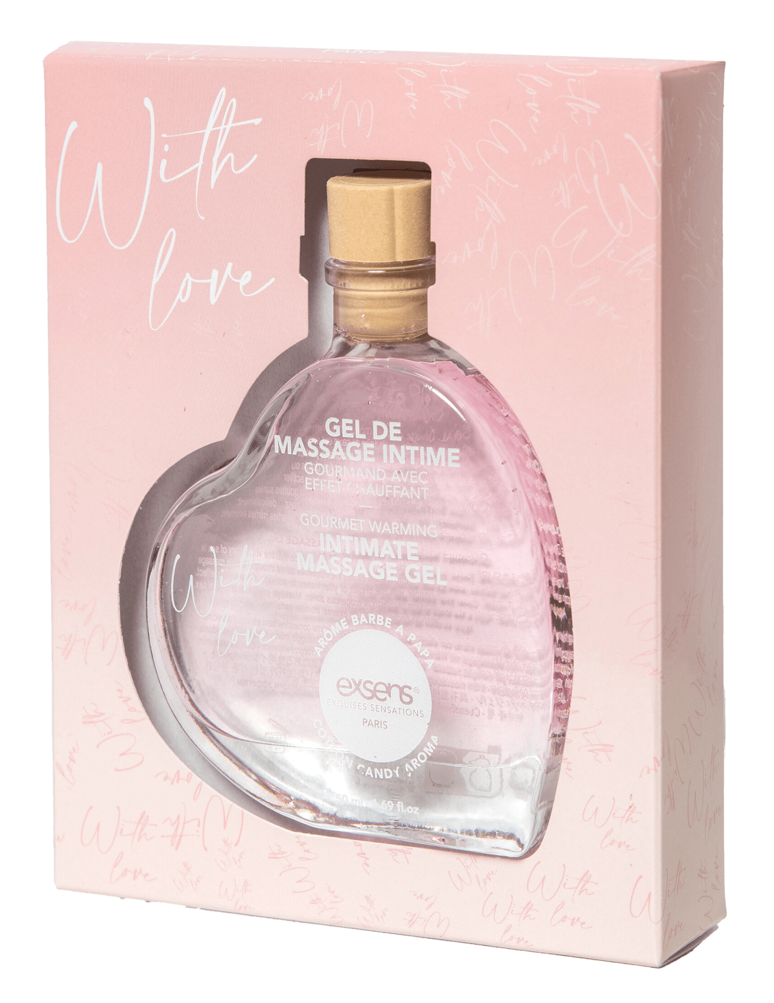 Exsens With Love Cotton Candy Aroma Massage Gel 50ml - Loveangels