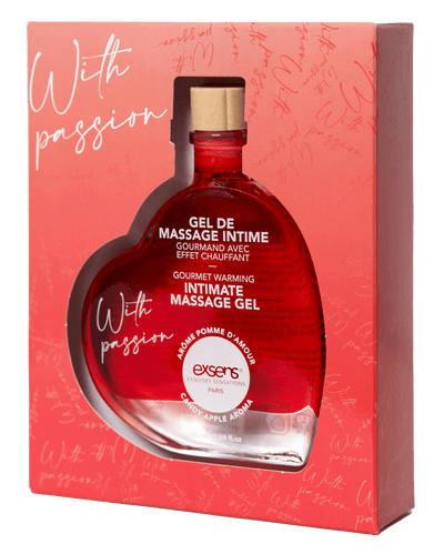 Exsens With Passion Candy Apple Aroma Massage Gel 50ml - Loveangels