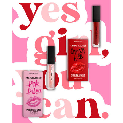 Eye of Love - Matchmaker Kiss Chemistry Lip Gloss - Crimson Kiss - Loveangels