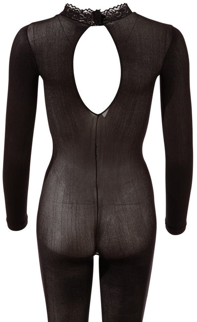 Fantasy by Cottelli Crotchless Catsuit Bodystocking - Loveangels