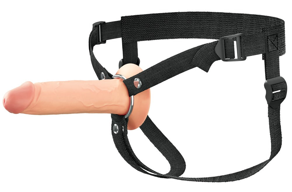 Fantasy X - tensions Elite 19cm Hollow Silicone Strap - on - Loveangels