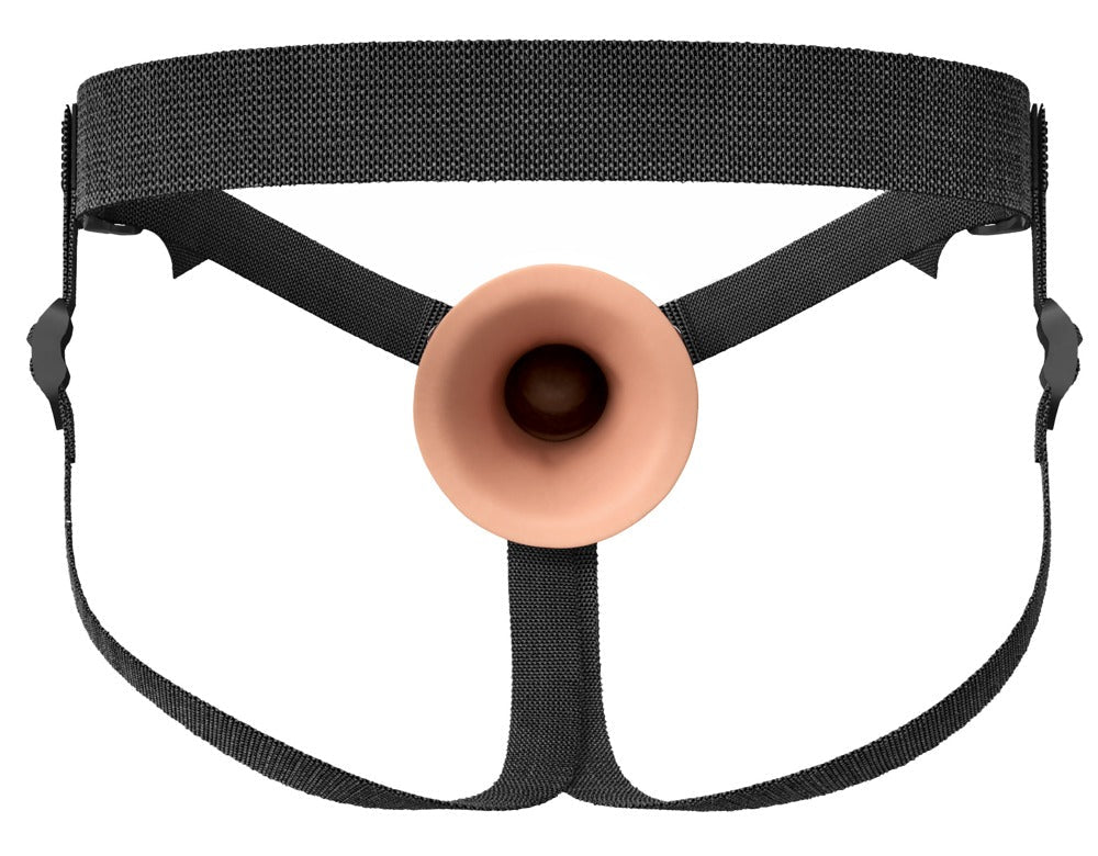 Fantasy X - tensions Elite 19cm Hollow Silicone Strap - on - Loveangels