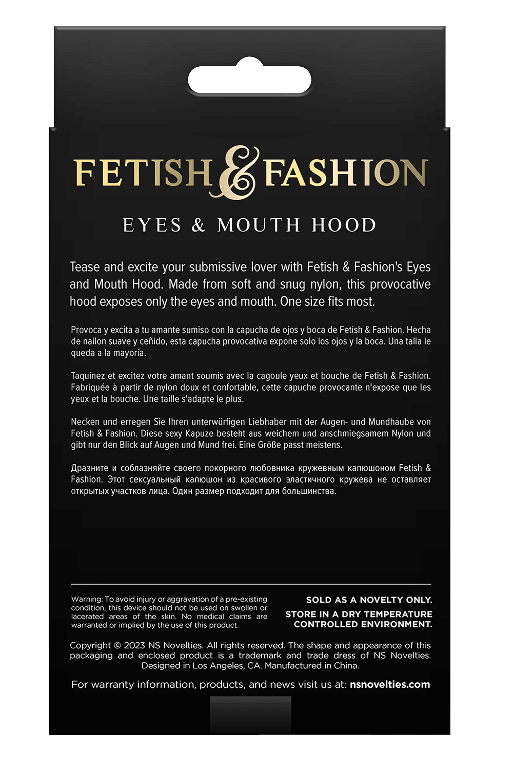 Fetish & Fashion White Hood - Loveangels