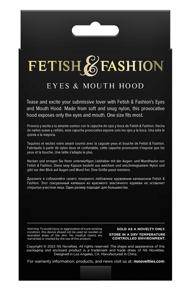 Fetish & Fashion White Hood - Loveangels
