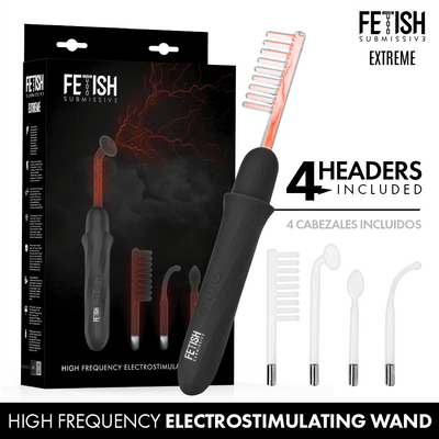 Fetish Submissive High Frequency Electrostimulation Wand - Loveangels