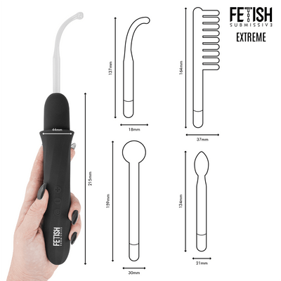 Fetish Submissive High Frequency Electrostimulation Wand - Loveangels