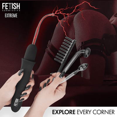 Fetish Submissive High Frequency Electrostimulation Wand - Loveangels
