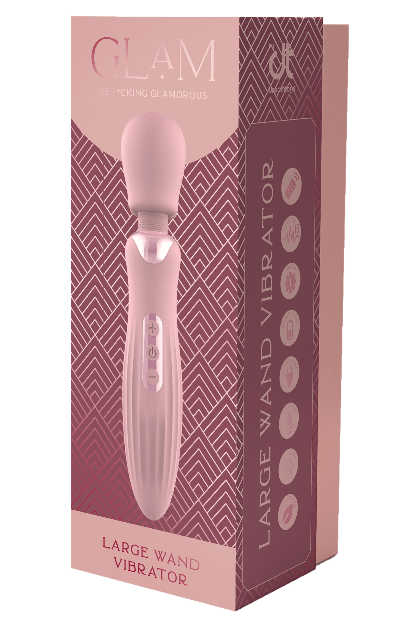 Glam Large Wand Vibrator - Loveangels