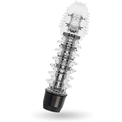 Glossy Jelly Axel Textured Vibrator - Loveangels
