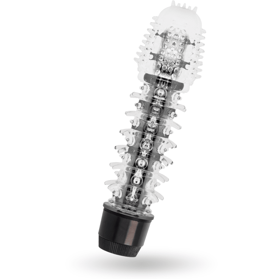 Glossy Jelly Axel Textured Vibrator - Loveangels
