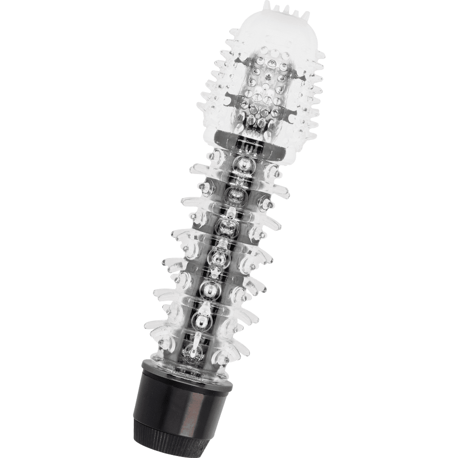 Glossy Jelly Axel Textured Vibrator - Loveangels