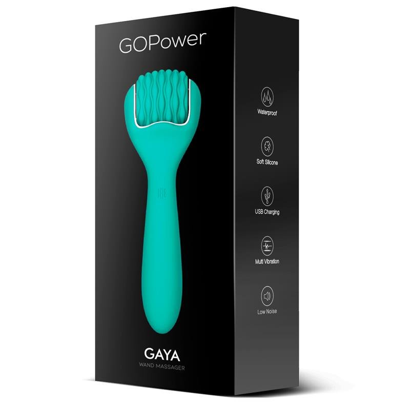 Go Power Gaya Dual Function Silicone Massager - Loveangels