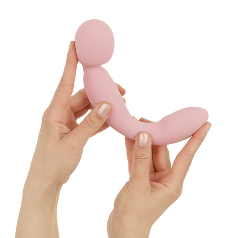 Good Vibes Only Double-Sided Soft Silicone Wand Vibrator - Loveangels