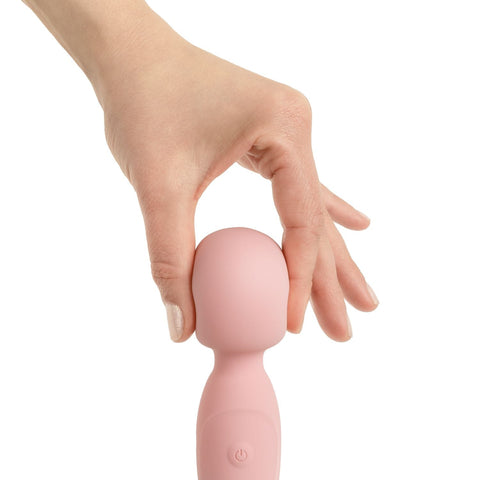 Good Vibes Only Double-Sided Soft Silicone Wand Vibrator - Loveangels