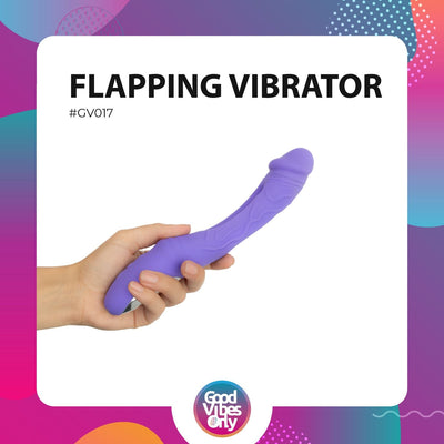 Good Vibes Only Flax Vibrating Dildo with G-Spot Stimulator - Loveangels