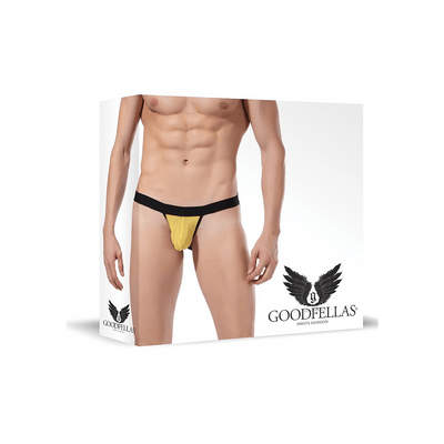 Goodfellas Yellow Jock Strap - Loveangels