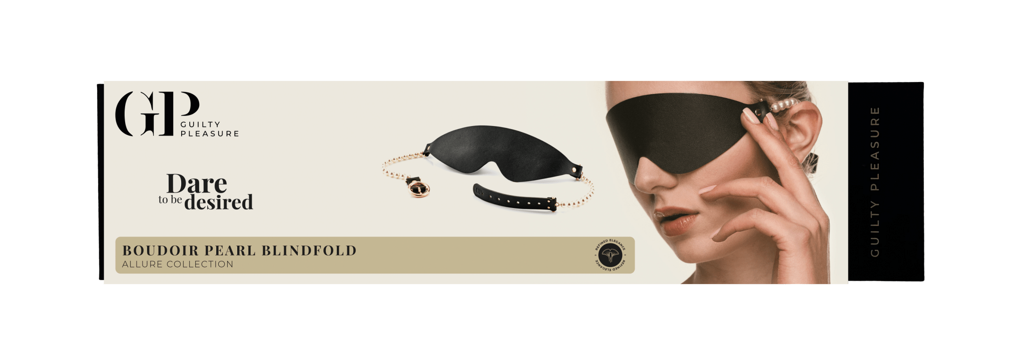 Guilty Pleasure Boudoir Pearl Blindfold - Loveangels