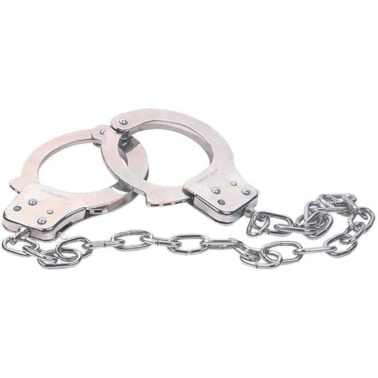 Guilty Pleasure Metal Handcuffs with Long Chain - Loveangels