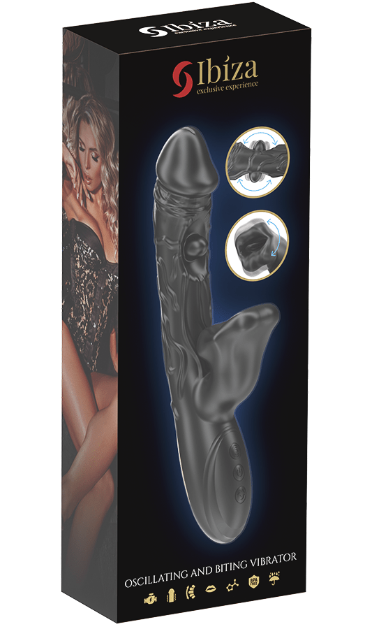 Ibiza Oscillating And Biting Rabbit Vibrator - Loveangels
