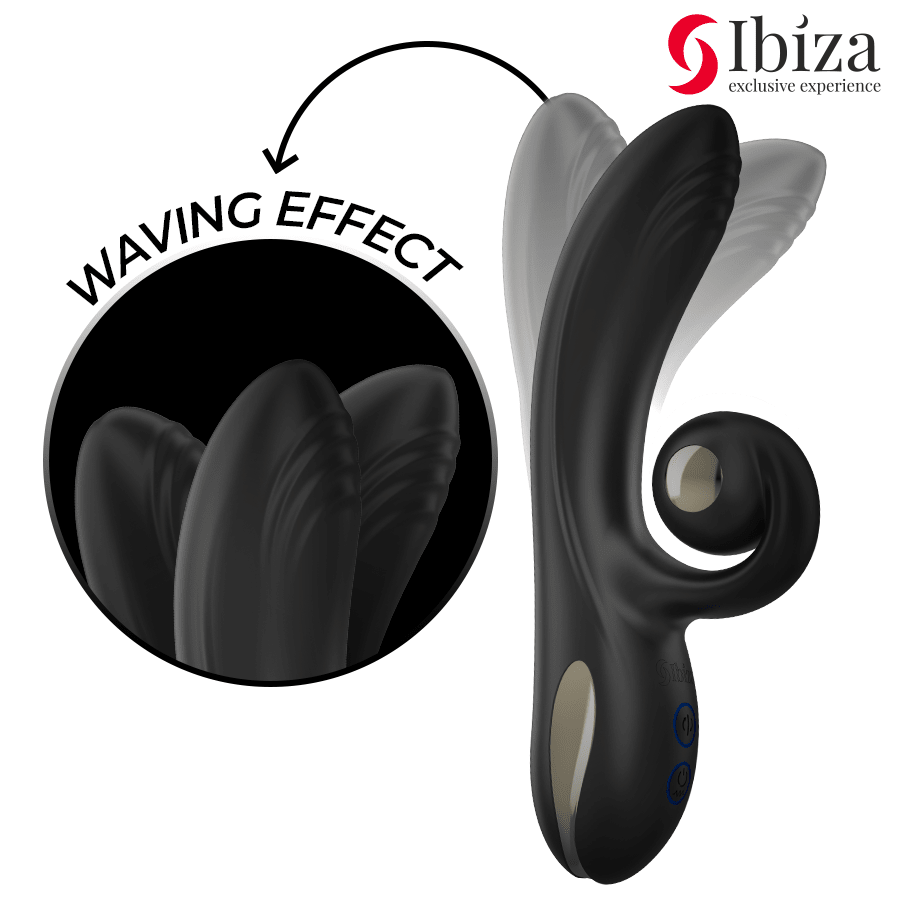 Ibiza Twister Vibrator With Rotation - Loveangels