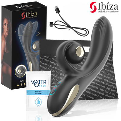 Ibiza Twister Vibrator With Rotation - Loveangels