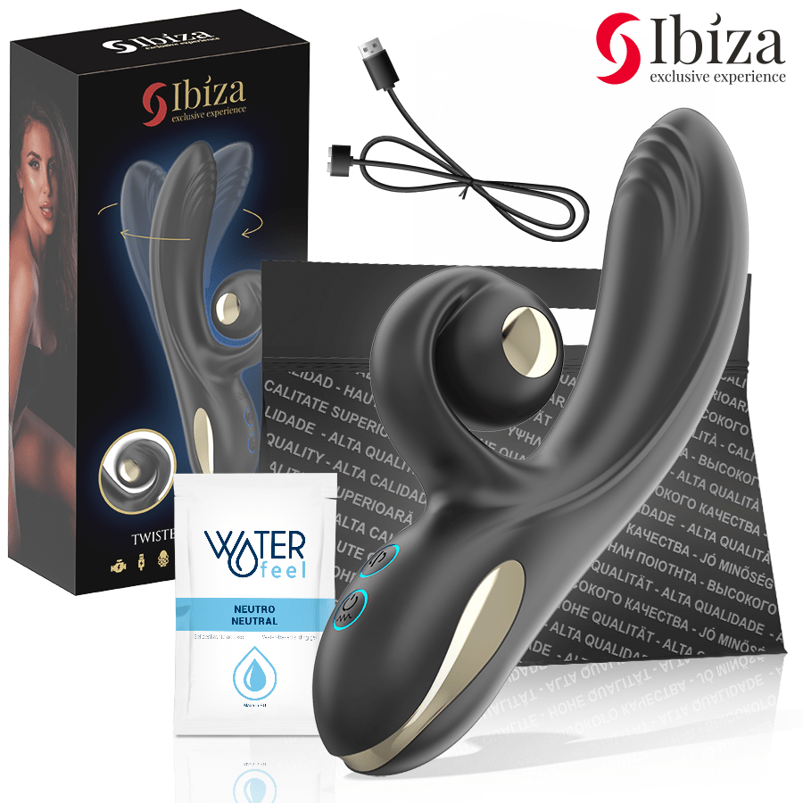 Ibiza Twister Vibrator With Rotation - Loveangels