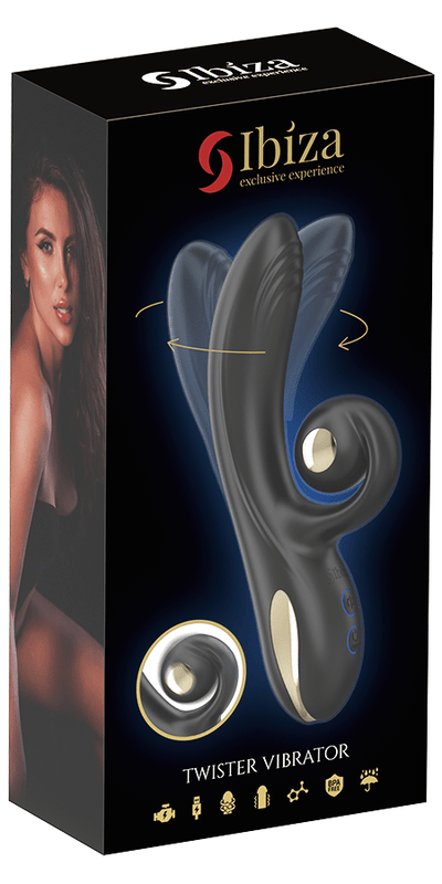 Ibiza Twister Vibrator With Rotation - Loveangels