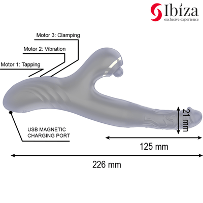 Ibiza Two Dragons Vibrator - Loveangels