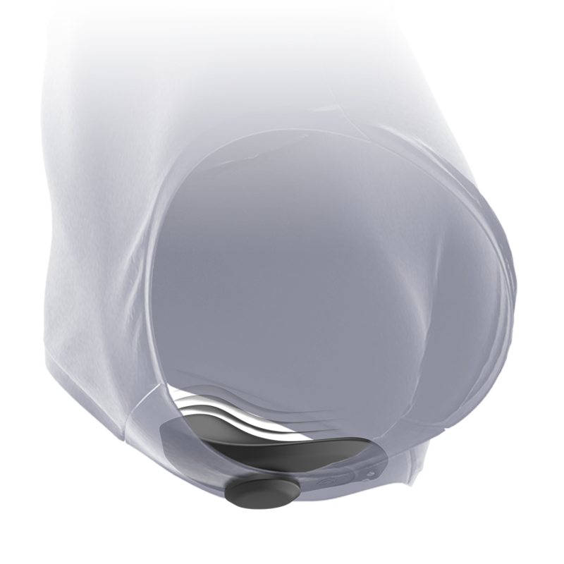 Black & Silver Preston Panty Vibrator With Remote