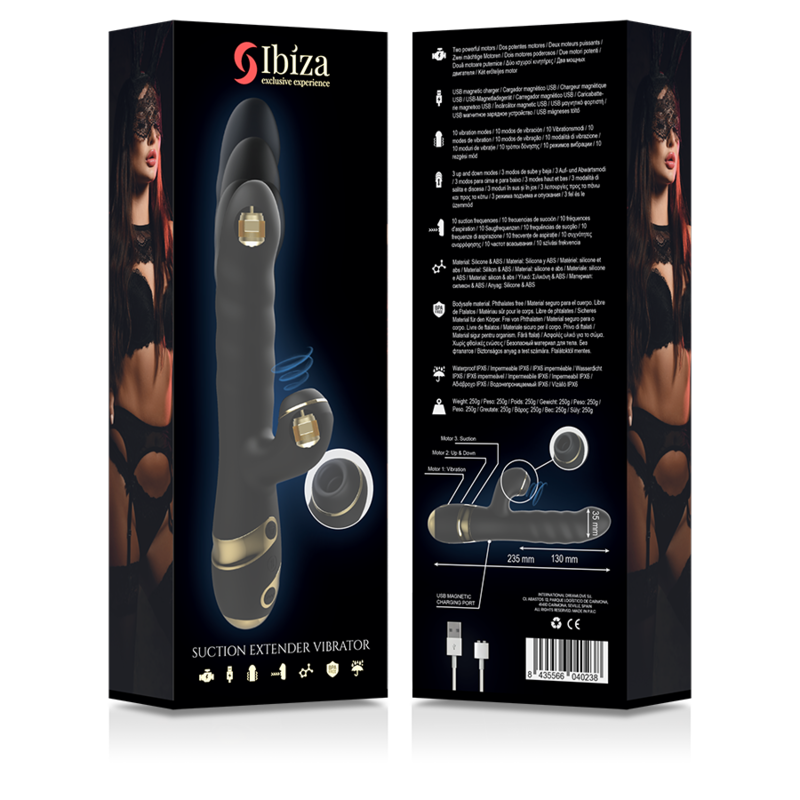 IBIZA™ - Up & Down + Vibrator + Clitoris Suction