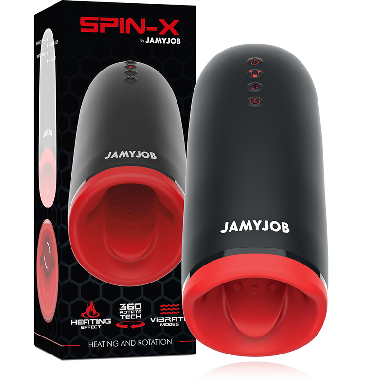JamyJob™ - Spin-X Masturbator With Rotation and Heat Function
