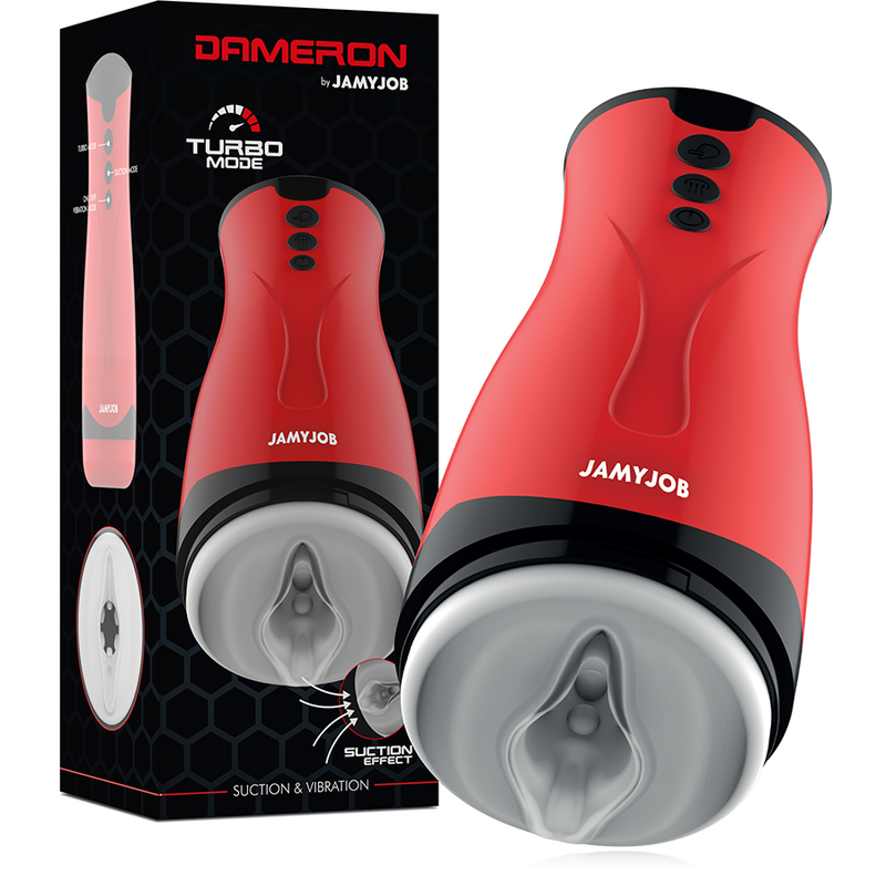 Jamyjob™ Dameron Suction & Vibration Masturbator