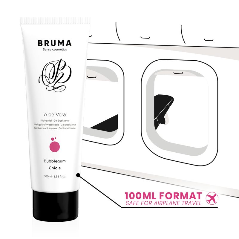 Bruma  Slider Gel With Bubblegum Flavoured Aloe Vera 100 ML