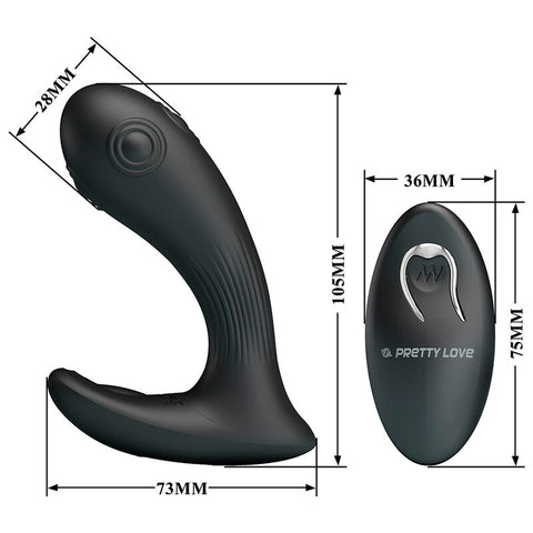 Pretty Love Mirabelle Prostate Vibrator with Remote Control