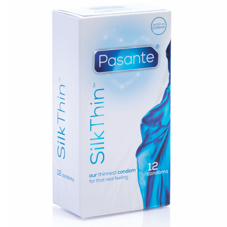 Pasante Silk Thin Condoms 12pk