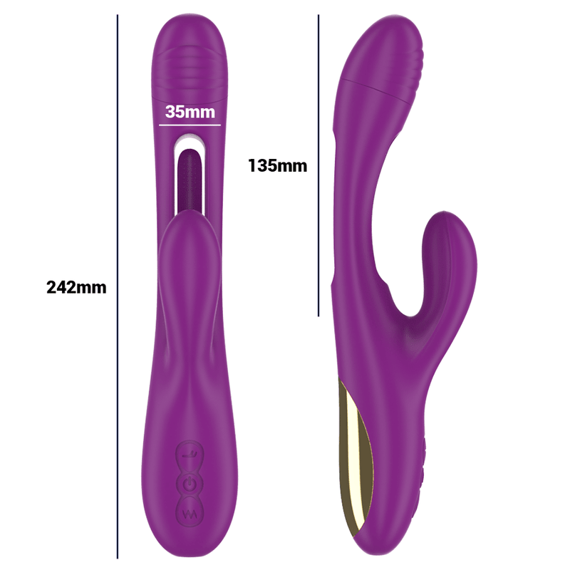 Intense Apolo Oscillating Rabbit Vibrator - Loveangels