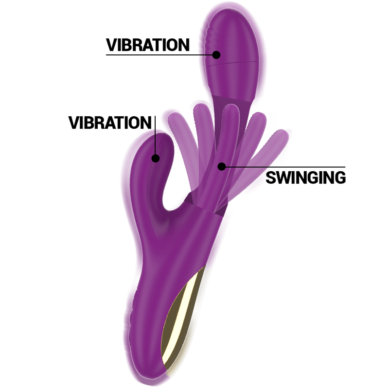 Intense Apolo Oscillating Rabbit Vibrator - Loveangels