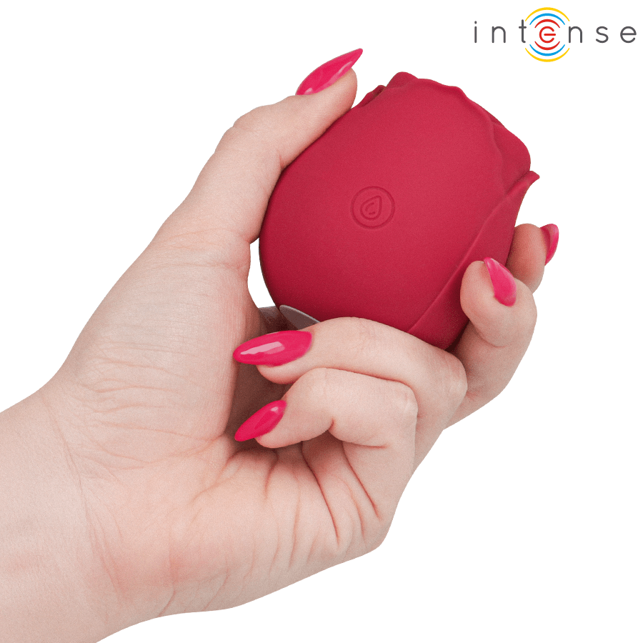 Intense Camellia Clitoral Suction Rose by Waves Bordeaux - Loveangels
