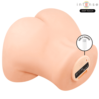 Intense Deep Touch Ginger Remote Control Masturbator With Suction, Heat, Vibration And Voice - Loveangels