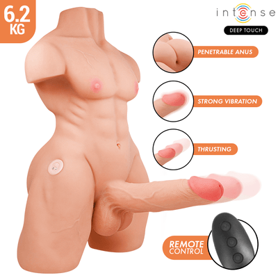 Intense Deep Touch Marty Remote Control Torse With Thrusting And Vibration - Loveangels