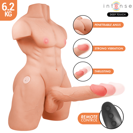 Intense Deep Touch Marty Remote Control Torse With Thrusting And Vibration - Loveangels