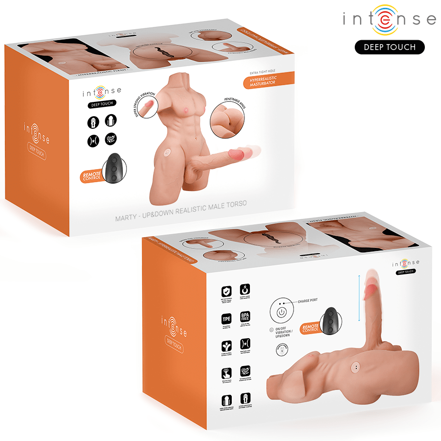 Intense Deep Touch Marty Remote Control Torse With Thrusting And Vibration - Loveangels
