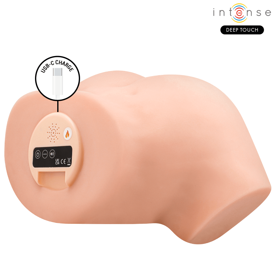 Intense Deep Touch Nicole Remote Control Masturbator With Suction, Heat, Vibration And Voice - Loveangels