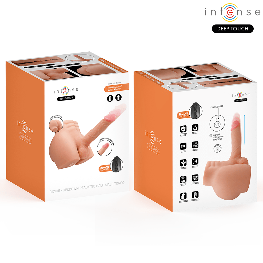 Intense Deep Touch Richie Remote Control Torso With Thrusting And Vibration - Loveangels